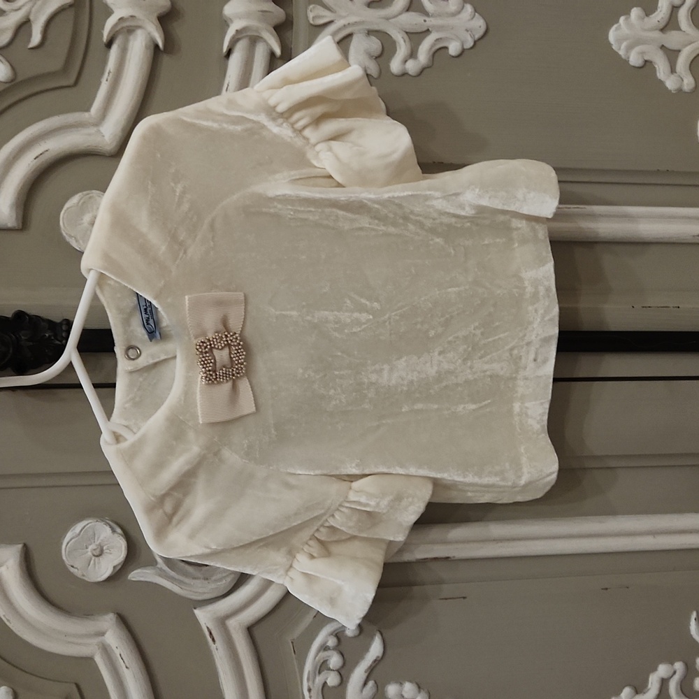 Mimisol Girls Velvet top Size 18 Months / 2